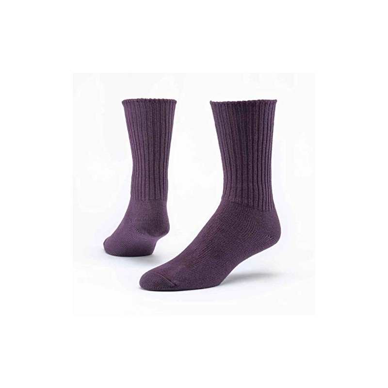 MAGGIES Organic Cotton Crew Eggplnt 9 11, 1 EA