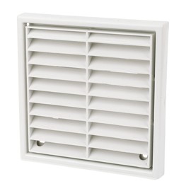 Manrose Louvre Vent White 140 x 140mm