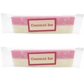 Coconut Ice Bars - Two-Pack (130g Each) of Exquisite Sweetness!