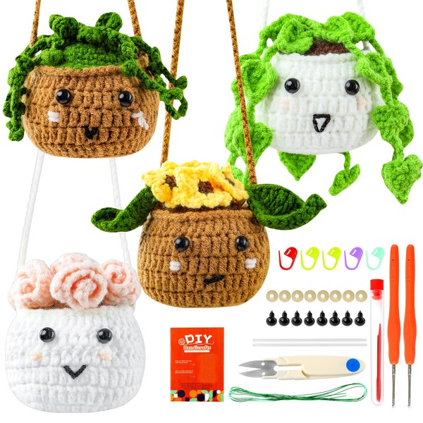 Inawenxlg Crochet Kit for Beginners with Video Tutorials – Amigurumi