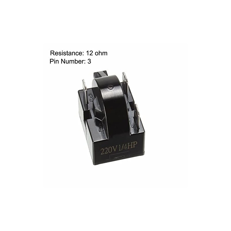 LICHIFIT PTC Starter Relay and Compressor Overload Protection for Refrigerators,