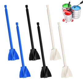 Reusable Paint Mixer for Dril, 6 Pcs Paint Stirrer, Mixing Paddle for 1/4 Drill, Epoxy Mixing Paddle, for Epoxy Resin, Pigment, Painting