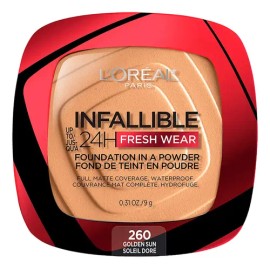 L'Oréal Paris Infallible 24h Fresh Wear, Base de Maquillaje en Polvo Mate