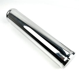 TenkeAuto Universal 12" Length Pipe 4" Outside Diameter Aluminum Pipe Polished DIY Air Intake, Intercooler, Turbo (4" Straight)