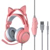 Cat Ear Headphones with Noise Reduction Mic for Girls All