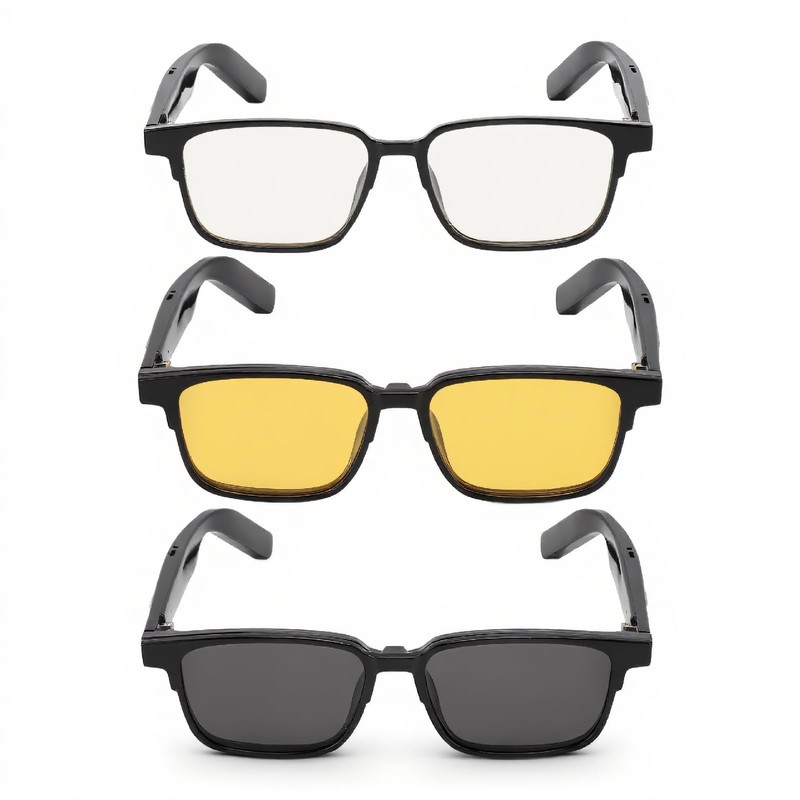 Hilitand Gafas Inteligentes, Gafas de Sol Inalámbricas Bluetooth con Parlantes
