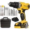 PRETUL TALI-20P2K, Kit taladrodestornillador 12, 20V con 32 accesorios