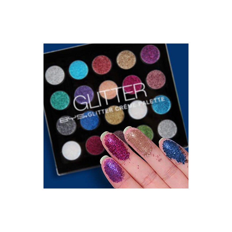 Paleta de sombras - gel con glitter