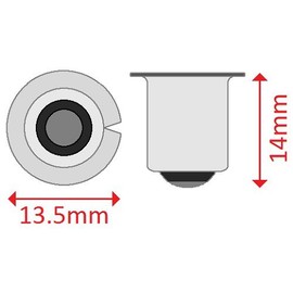 CEC Industries PR16 Bulbs, 12.5 V, 3.125 W, P13.5s Base, B-3.5 shape (Box of 10)