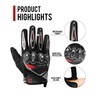RIDEIRON Motorcycle Gloves for Men & Women, Summer Touchscreen Riding