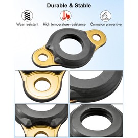 6Pcs Fuel Injector Line Seals Fit for Detroit Diesel Engines on Freightliner Cascadia and Western Star Trucks, Replace A4720780180 A4720780480