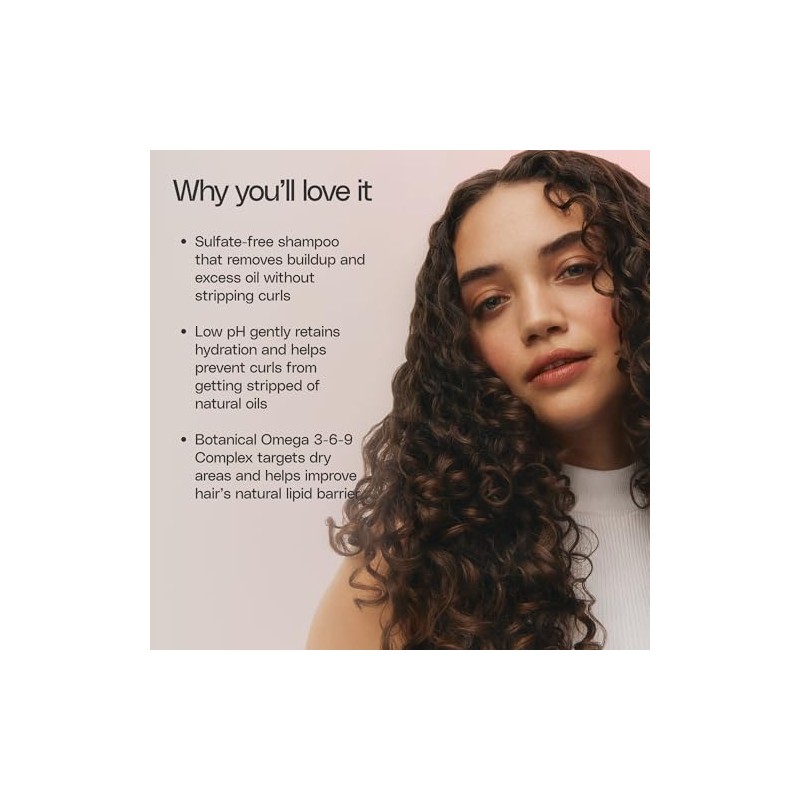 VitalCurl Plus Clear and Gentle Shampoo by Ouidad for Unisex