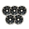 DT-DIATOOL Diamond Blade 5 Inch 5pcs for Granite Stone Concrete