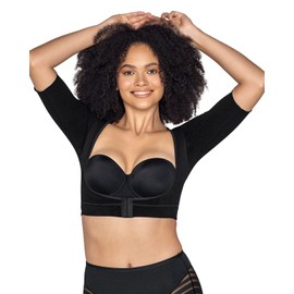 Leonisa Arm Compression Sleeves for Women - Toneup Arm Shapewear with Posture Corrector