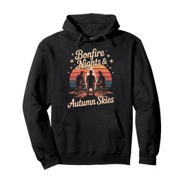 Bonfire Nights And Autumn Skies Gathering Pullover Hoodie
