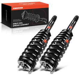 A-Premium Front Pair (2) Complete Strut & Coil Spring Assembly Compatible with Ford Fusion & Lincoln MKZ 2010-2012 & Mercury Milan 2010-2011, Driver and Passenger Side