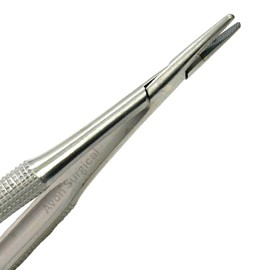 6" Castroviejo Needle Holder Straight with Tungsten Carbide Inserted Tips - Micro Needle Driver - German Stainless