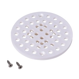 Oatey 42021 Shower Drain Strainer, 6-3/4-Inch, White