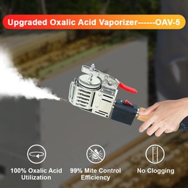 Durable Oxalic Acid 12V Vaporizer MITE Treatment for Beehive, Upgraded Oxalic Acid Beehive Equipment for Varroa Mite, Heat Insulation, Constant Temperature Heating, No Clogging Tubes, Beekeeping Tools