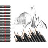 Liquidraw Drawing Pencils Set of 12, Graded Pencils For Artists,