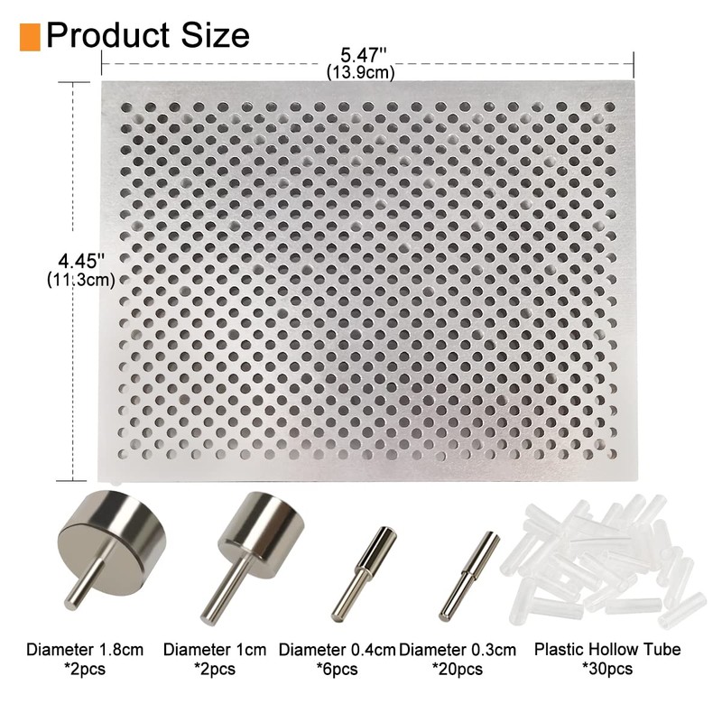 The hobbyworker Wire Bending Jig,Includes 30 Metal pegs for Jewelry