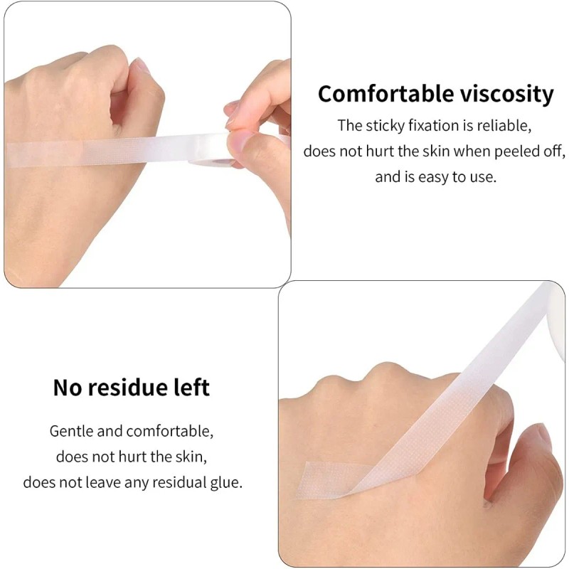 Cinta Extension Pestañas Micropore Transpirable 5pcs