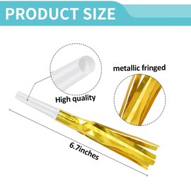 AEIOPRS Pack of 18 Party Noisemakers Musical Blowouts for Birthday Party Sports Events New Year Christmas Party Supplies Whistles