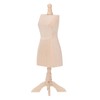 Dollhouse Wooden Mannequin 1:12 Lightweight Mini Clothes Display Holder Model