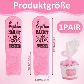 Gifts for Women, Socks Women's 39-42 Socks, Birthday Gift for Women, Funny Socks, Gift for Birthday Woman, 40th Birthday Pattern