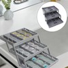 Drawer Organizer Single Row Expandable Folding Jewelry Organizer Tray Earring
