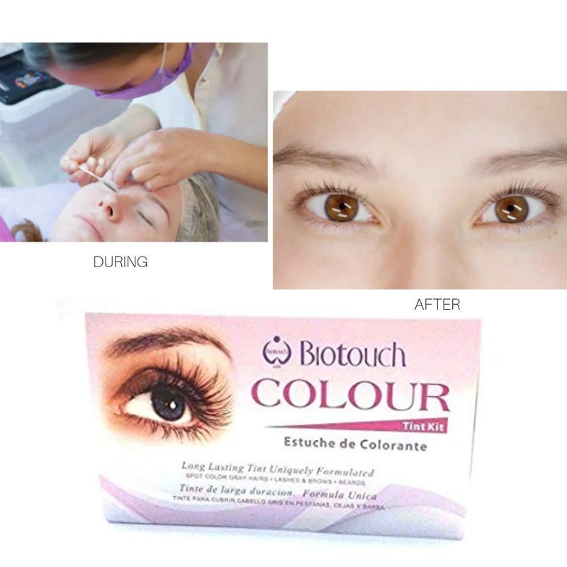 BioTouch Lash & Brow Tint Kit – Waterproof Eyelash Color,