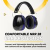 TradeSmart All-in-One Shooting Ear Protection - Comfort+ NRR 28 Earmuffs,