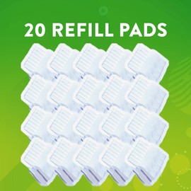 Scrubbing Bubbles Scrubbing Bubbles Flushable Toilet Bowl Wand Cleaner Refills, Fresh Brush Cleaner Toilet Refill Pads, Removes Limescale & Odors, Citrus Scent, 20 Count (Pack of 1)