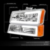 D SOLUTIONS LED Headlights Assembly with Bumper Light Compatible with