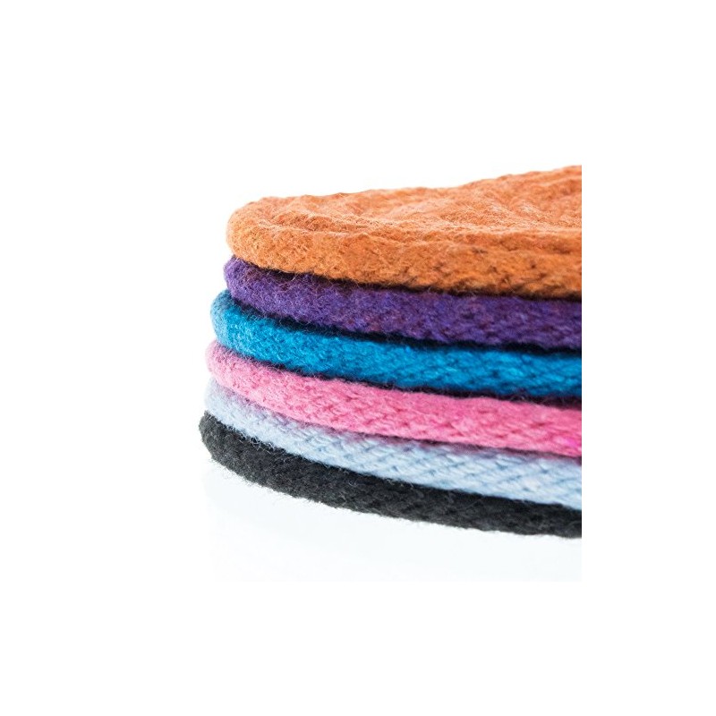 Paracord Planet Solid Braid Poly Cotton Rope (White, 1/8 Inch