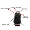 3.5MM Mini Stereo Panel Mount Jack Connector - 3.5MM Headphone