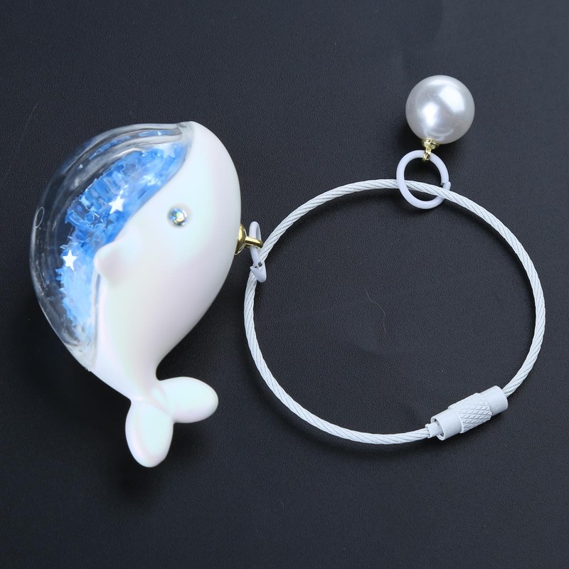 LUOFENG Whale Keychain,Whale Keychain,Sea Animal Keychain for Car Bag Keychain