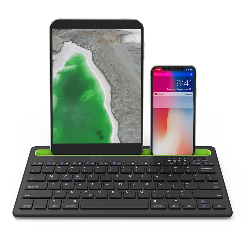 Card Slot Wireless Keyboard 78 Keys Dual Channel Sensitive Light