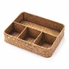YANGQIHOME Tea Bag/Sugar Packet Holder, Coffee Station Condiment Organizer, Seagrass
