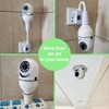 3MP Light Bulb Security Camera for Home Security, 360° WiFi