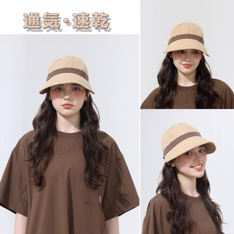 YiyiLai Women's Equestrian Hat, Large, Deep, Simple, Breathable, Quick Drying,