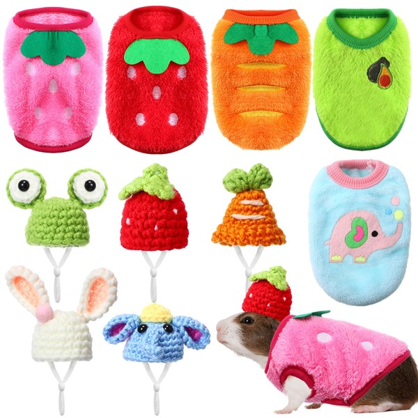 Clysee 10 Pcs Cute Guinea Pig Stuff Includes 5 Mini