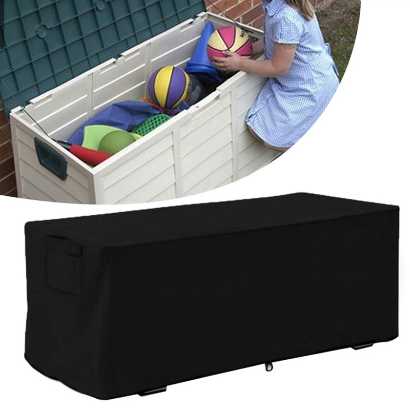 Waterproof Sturdy Covers Outdoor Deck Box Protective Cover Storage Benches