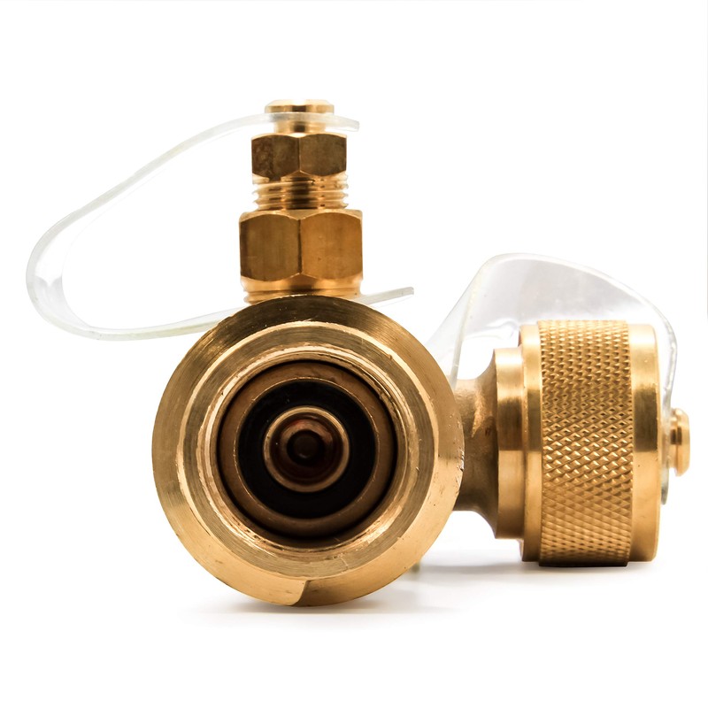 Camco RV Propane Brass Tee – 4-Port Adapter for Motorhomes