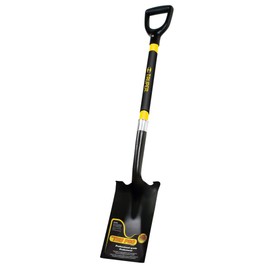 Truper 31202 Tru Pro Garden Spade, Fiberglass D-Handle, 29-Inch