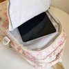 Cohawk Bow Backpack for Women Coquette Aesthetic Nylon Rucksack Cute
