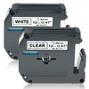 NineLeaf 2 Pack Compatible for Brother P-Touch M Tape MK131