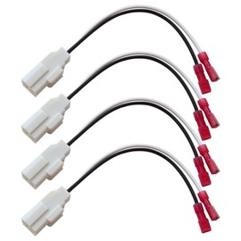 4Pcs Front Rear Door Speaker Wire Harness Connector Plug Replacement for 2007-2019 Charger