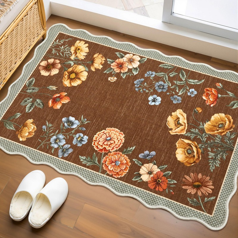 GarveeHome - Alfombra floral