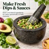 Ceramic Mortar and Pestle for Food Grinding – Compact 3.74